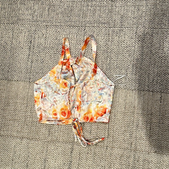 Multi colored halter top. - Picture 2 of 3